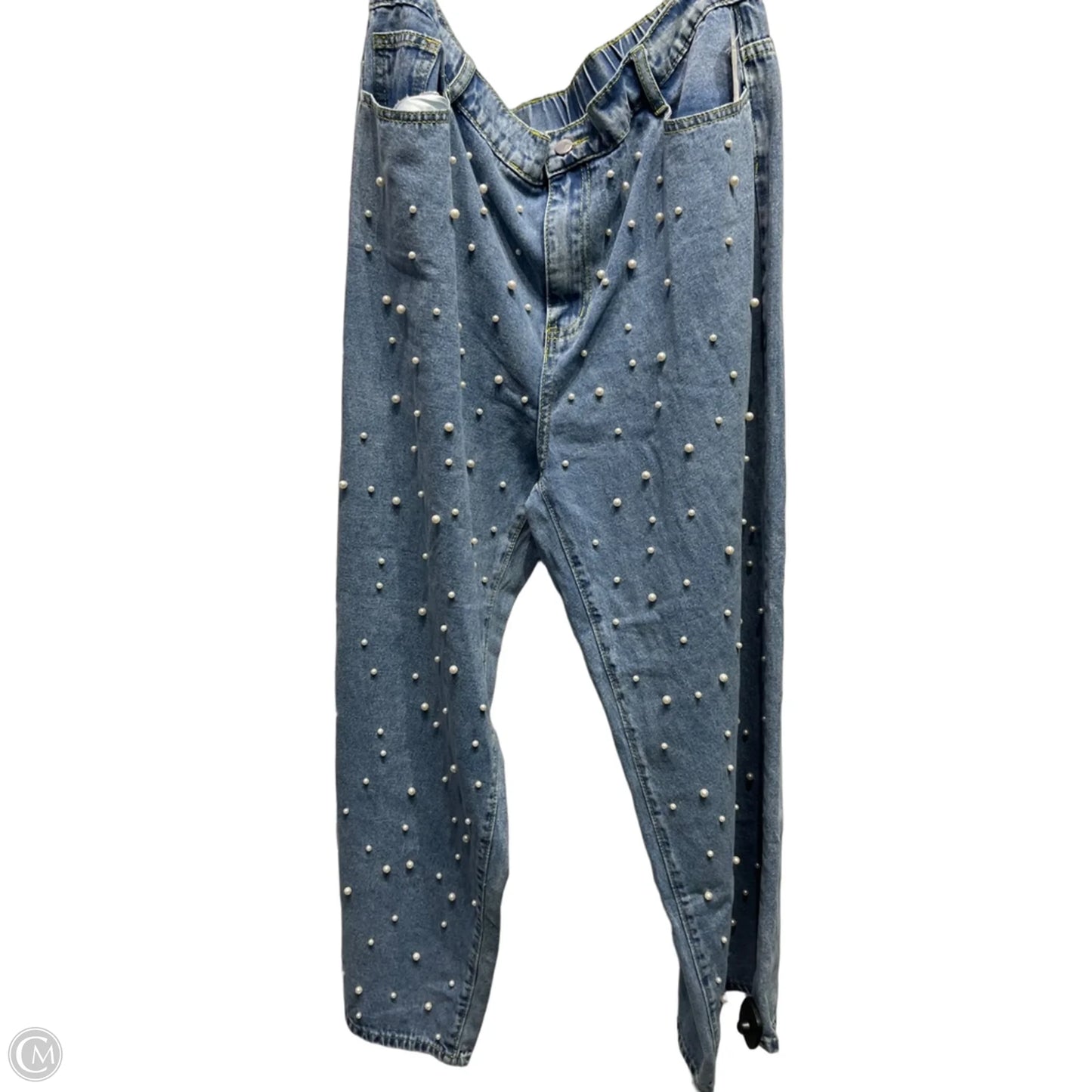 Jeans Straight By Clothes Mentor In Blue Denim, Size: 3x
