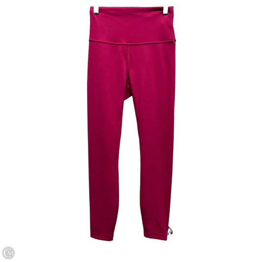 Athletic Leggings Capris By Lululemon In Pink, Size: 4