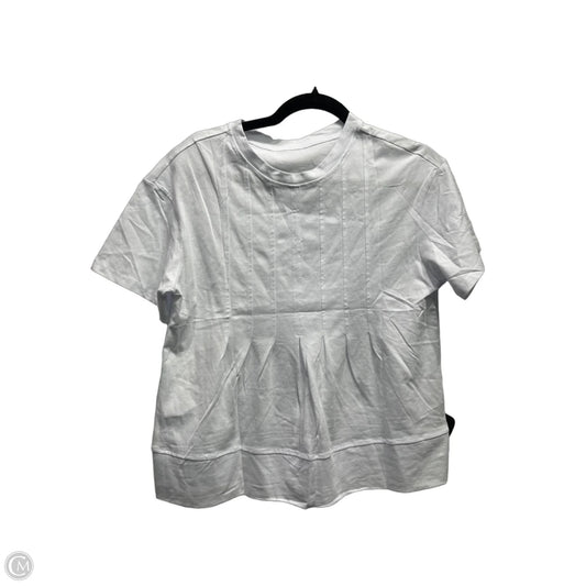 Top Short Sleeve By LOMON In White, Size: S