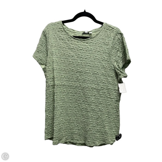 Top Short Sleeve By Chicos In Green, Size: Xl