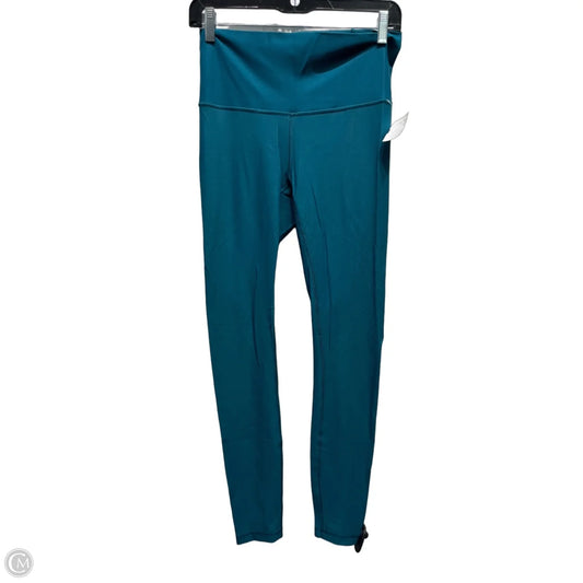 Athletic Leggings By Lululemon In Green, Size: 8