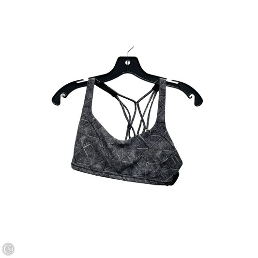 Athletic Bra By Lululemon In Black & White, Size: 6