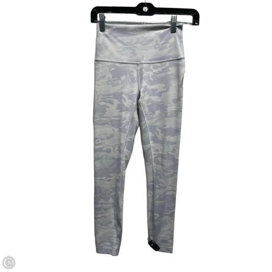 Athletic Leggings By Lululemon In Grey, Size: 4