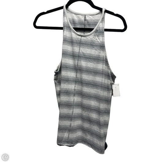 Athletic Tank Top By Lululemon In Grey, Size: M
