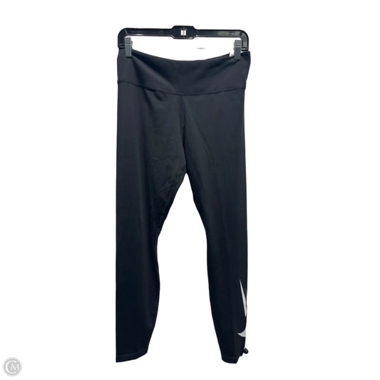 Athletic Leggings By Nike Apparel In Black, Size: L