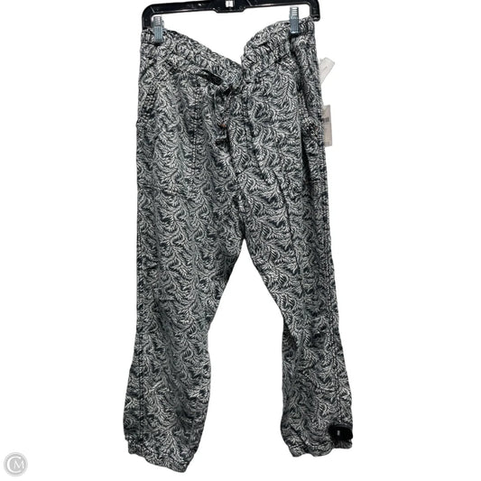 Pants Joggers By Anthropologie In Black & White, Size: L