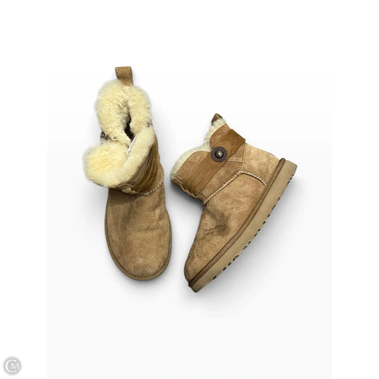 Boots Designer By Ugg In Brown, Size: 7
