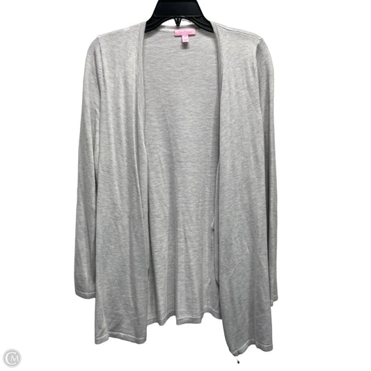 Sweater Cardigan Designer By Lilly Pulitzer In Grey, Size: Xs