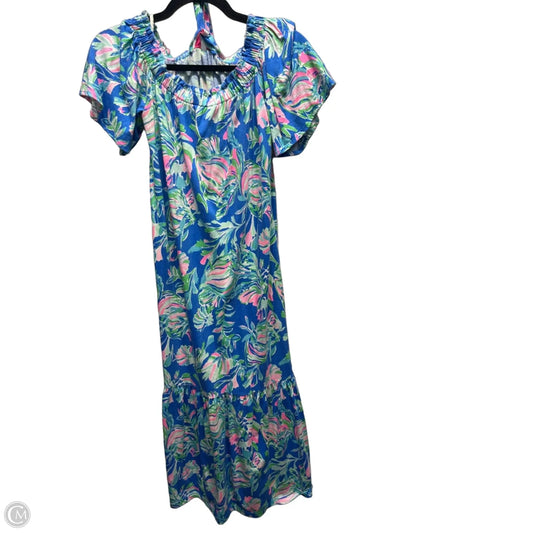 Dress Designer By Lilly Pulitzer In Blue & Pink, Size: Xs