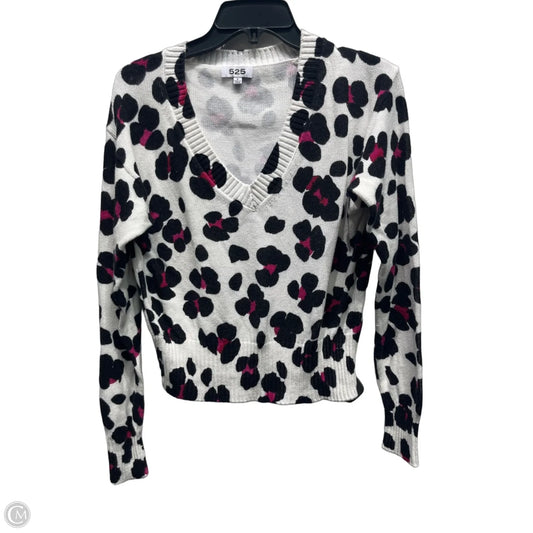 Sweater By 525 In Black & Pink, Size: S