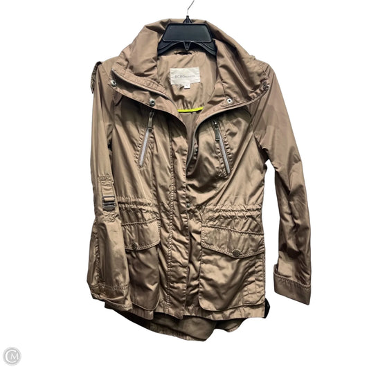 Jacket Windbreaker By Bcbgeneration In Tan, Size: Xsp