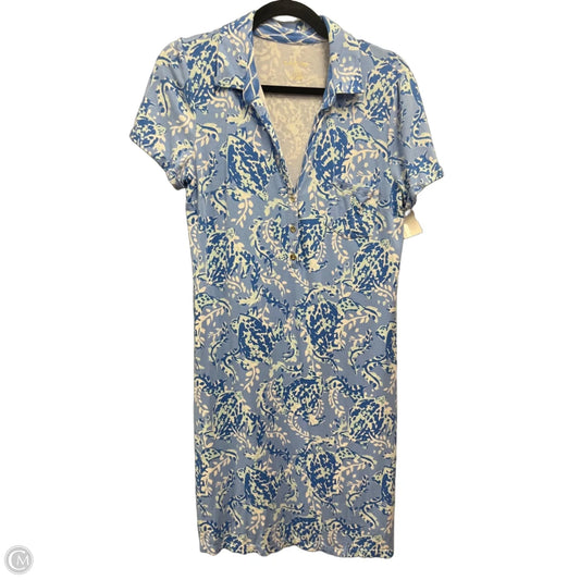 Dress Designer By Lilly Pulitzer In Blue & White, Size: M
