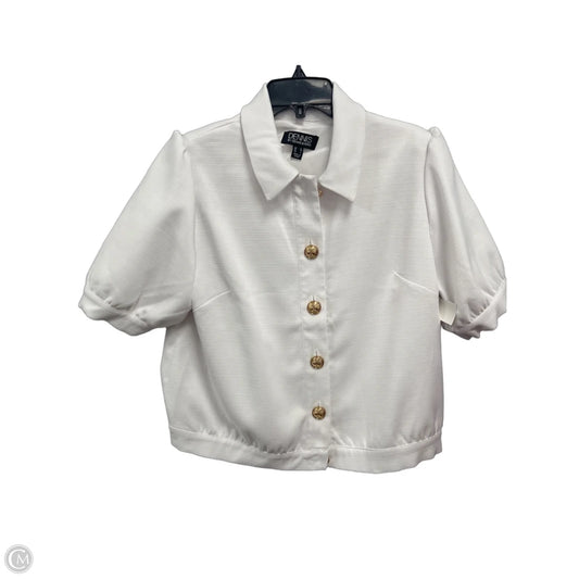 Jacket Other By Dennis Basso Qvc In White, Size: M