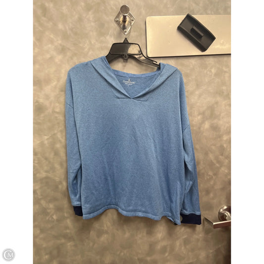 Top Long Sleeve By Cuddl Duds In Blue, Size: Large