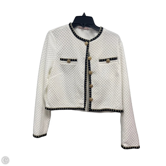 Jacket Other By RIVER In Black & White, Size: L