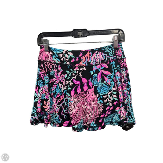 Skort Designer By Lilly Pulitzer In Pink & Purple, Size: S