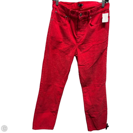 Pants Corduroy By J. Crew In Red, Size: 6