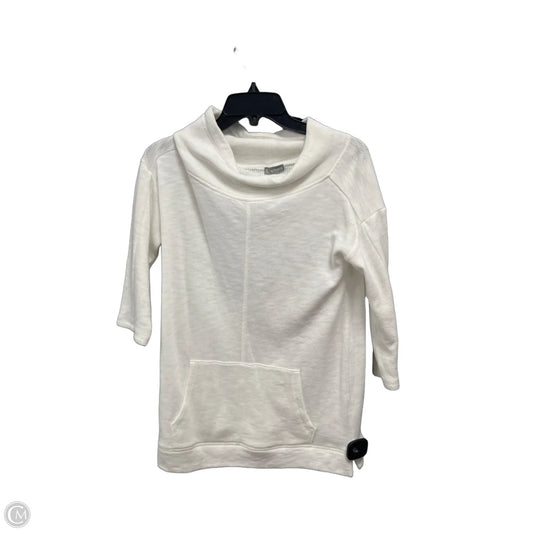 Top Long Sleeve By Talbots In White, Size: Sp