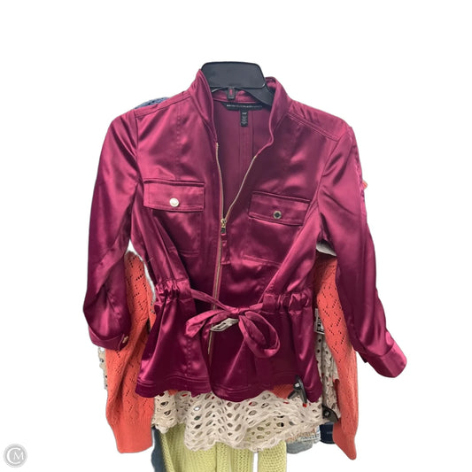 Jacket Other By White House Black Market In Maroon, Size: Xsp