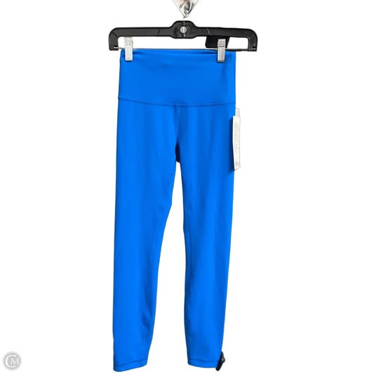 Athletic Leggings By Lululemon In Blue, Size: 4