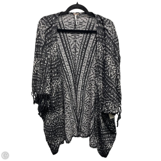 Kimono By Free People In Black & Grey, Size: Xs