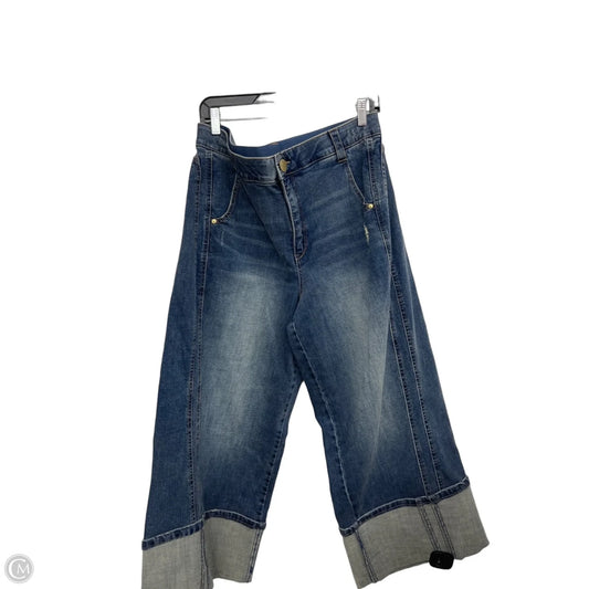 Jeans Cropped By Democracy In Blue Denim, Size: 14p