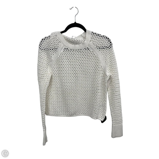 Top Long Sleeve By Old Navy In White, Size: S
