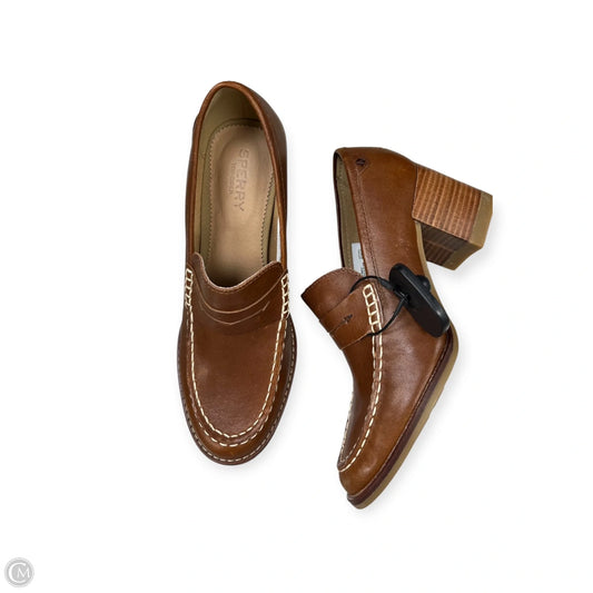 Shoes Heels Block By Sperry In Brown, Size: 7