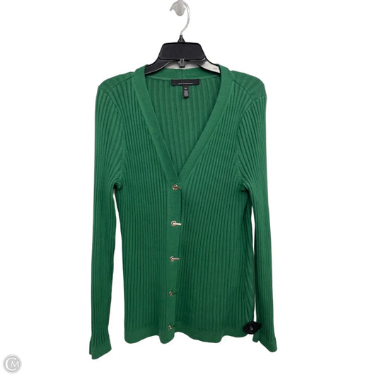 Sweater Cardigan By White House Black Market In Green, Size: Xl