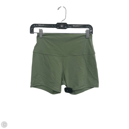 Athletic Shorts By Lululemon In Green, Size: 8