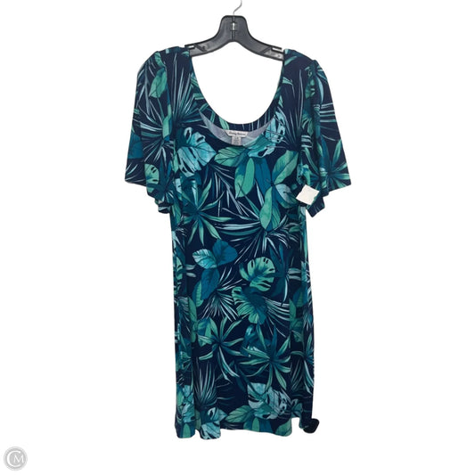 Dress Casual Short By Tommy Bahama In Blue & Green, Size: L