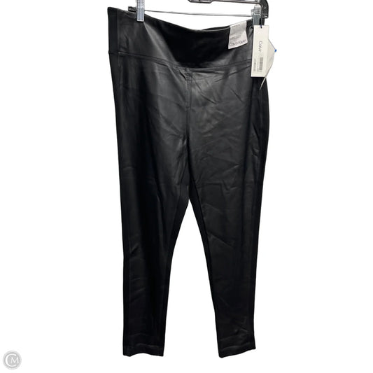 Pants Leggings By Calvin Klein In Black, Size: L