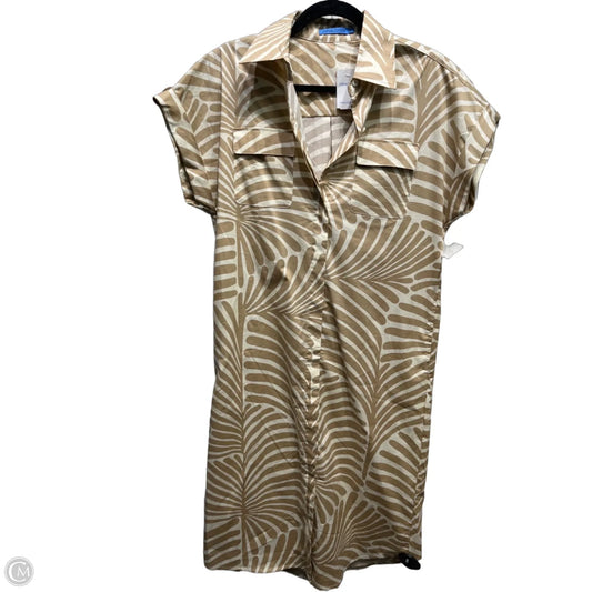 Dress Casual Short By J Mclaughlin In Tan & White, Size: Xs
