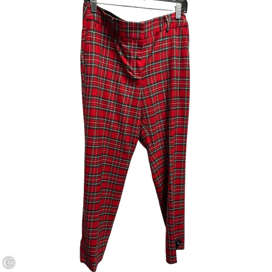 Pants Dress By Talbots In Green & Red, Size: 8