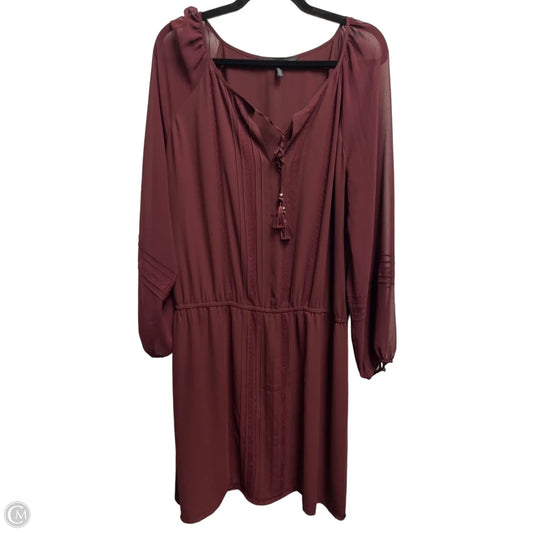 Dress Work By White House Black Market In Maroon, Size: Xl
