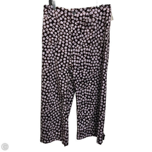 Pants Corduroy By Maeve In Black & Purple, Size: 14