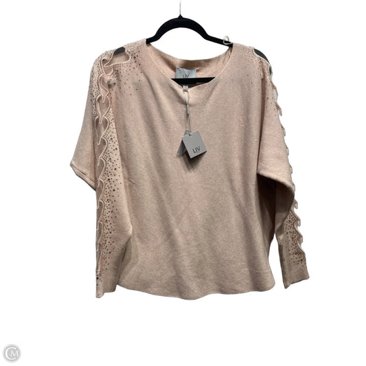 Top Long Sleeve By Clothes Mentor In Pink, Size: M