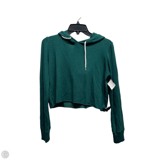Top Long Sleeve By Monrow In Green, Size: Xs