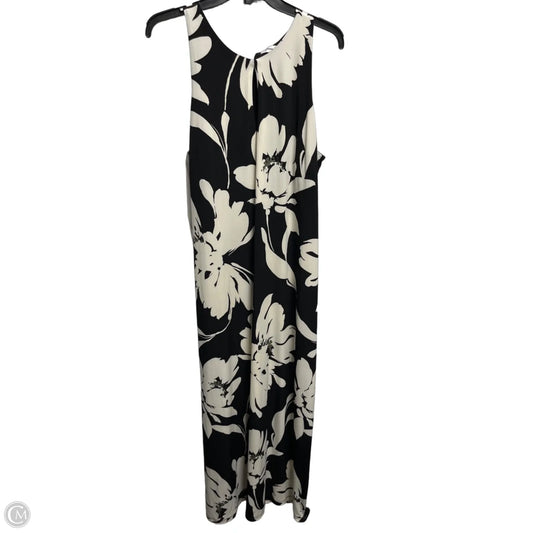 Dress Casual Maxi By Tommy Bahama In Black & White, Size: L