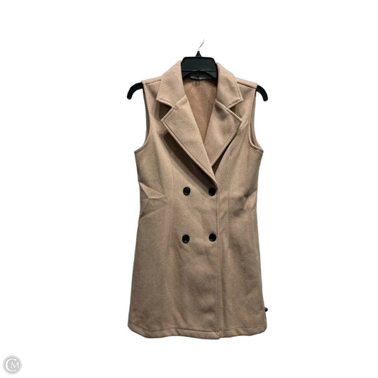 Dress Casual Short By Miss Sparkling In Tan, Size: S