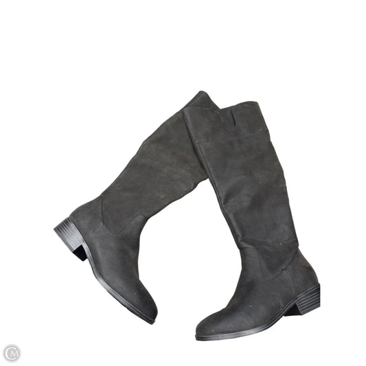 Boots Knee Heels By Mia In Black, Size: 8