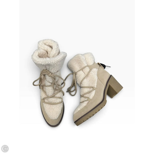 Boots Ankle Heels By Mia In Tan, Size: 8