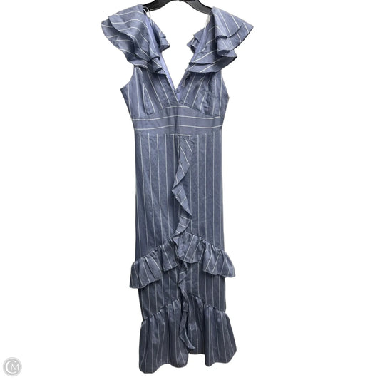Dress Casual Maxi By English Factory In Blue & White, Size: Xs