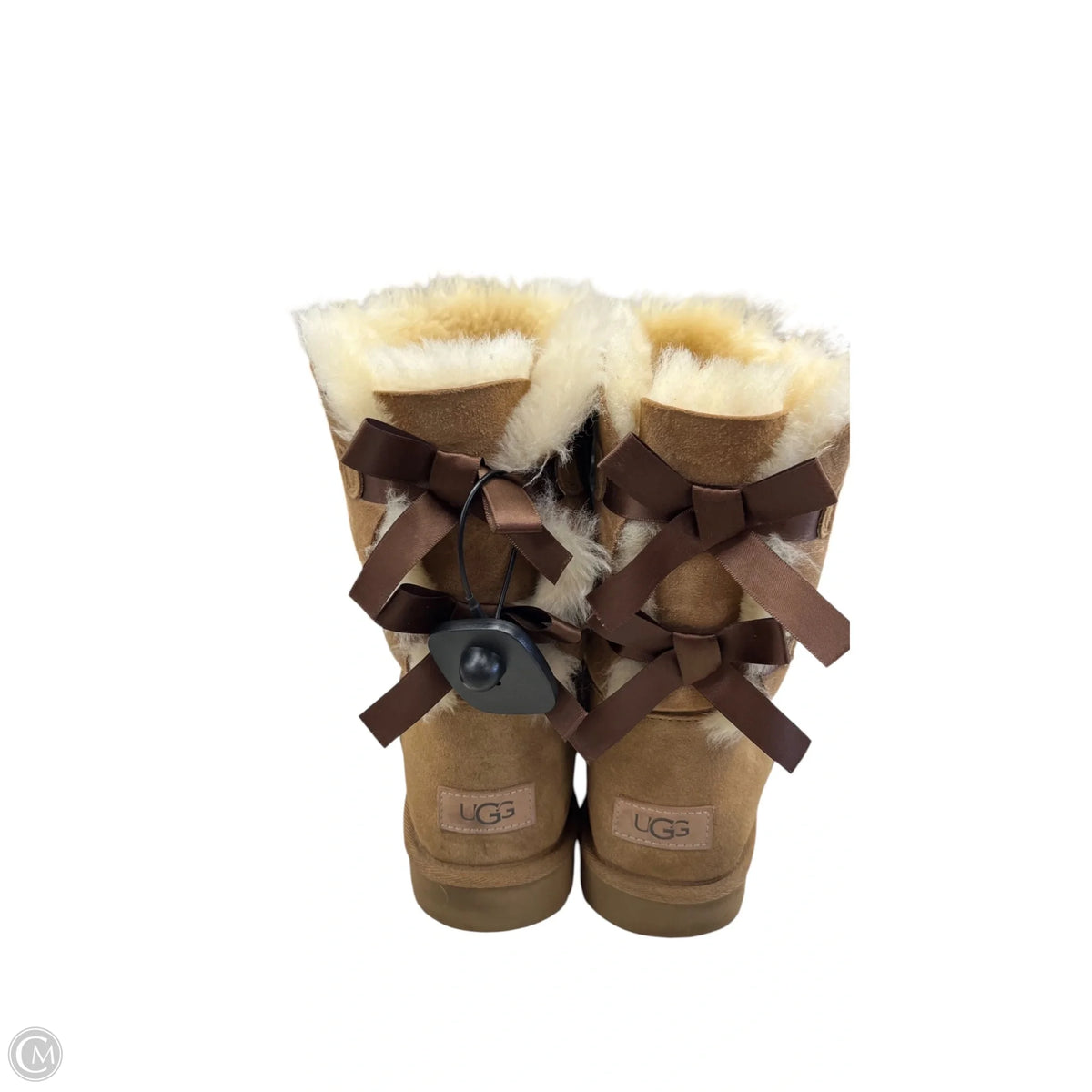 Boots Designer By Ugg In Brown, Size: 9