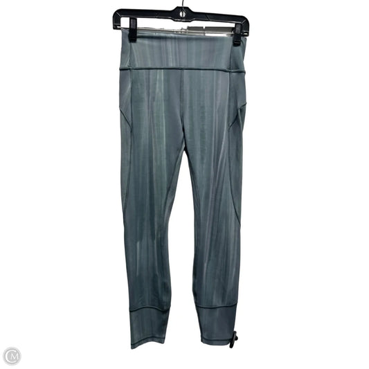 Athletic Leggings By Lululemon In Green, Size: 6
