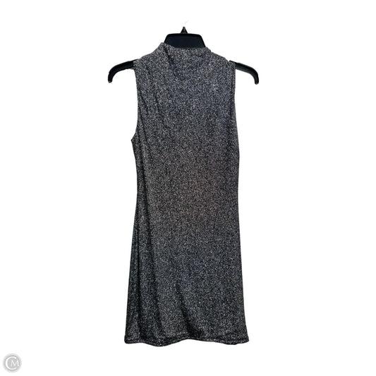 Dress Party Short By Nakedwardrobe In Black & Silver, Size: M