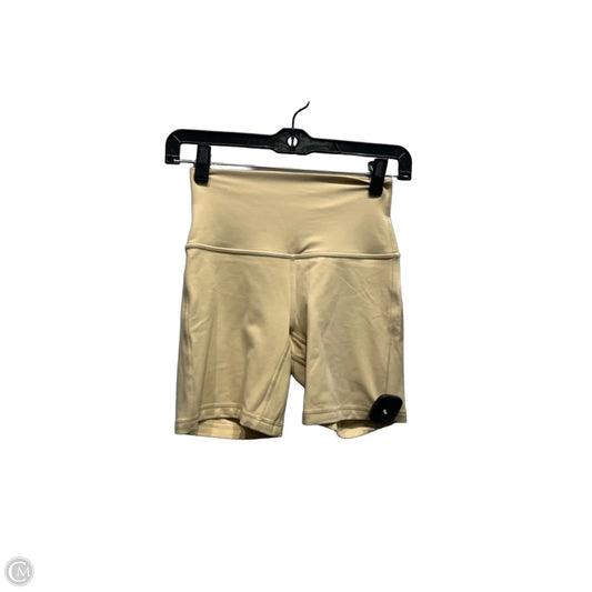 Athletic Shorts By Lululemon In Yellow, Size: 4