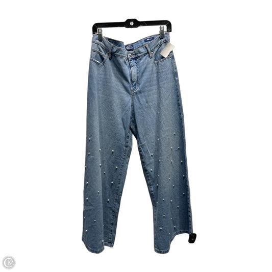 Jeans Wide Leg By Scoop In Blue Denim, Size: 8