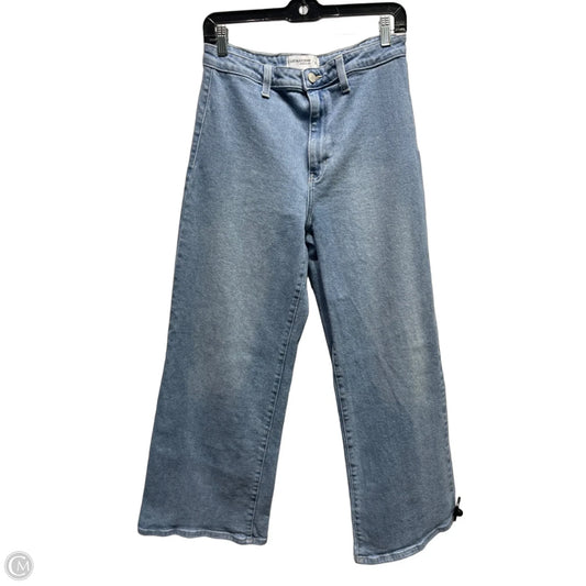 Jeans Wide Leg By Just Black In Blue Denim, Size: 10