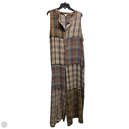 Jumpsuit By Oli & Hali In Brown & Orange, Size: M